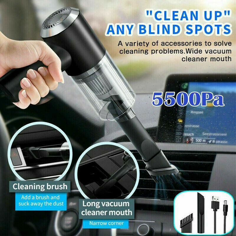 DRIVEVAC AIR Aspiradora inalámbrica portátil premium para auto y hogar