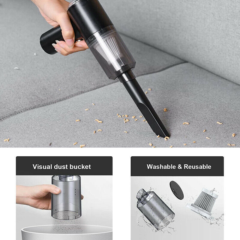 DRIVEVAC AIR Aspiradora inalámbrica portátil premium para auto y hogar