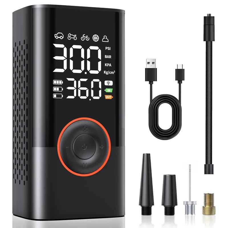 Compresor de Aire 150PSI Alámbrico/Inalámbrico para Auto y Moto