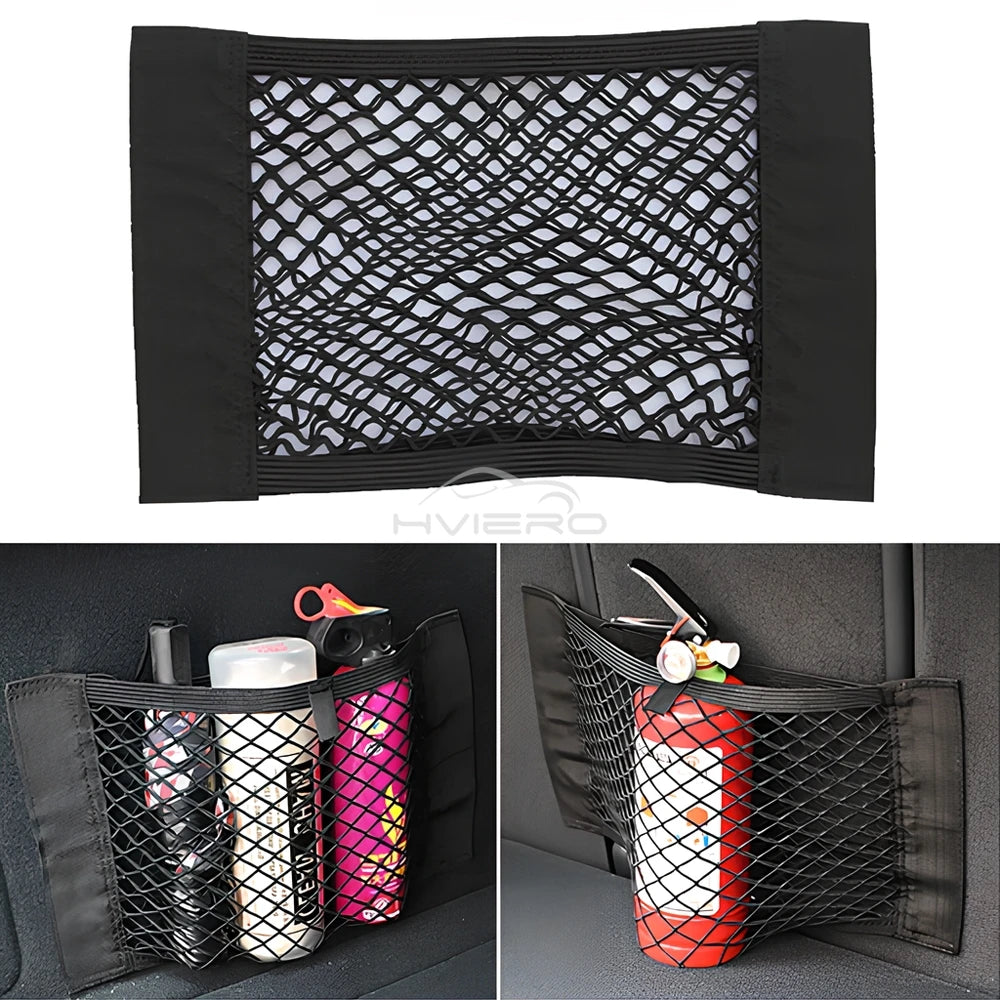 Red Organizadora Elástica para Cajuela - Universal con Velcro y Alta Capacidad