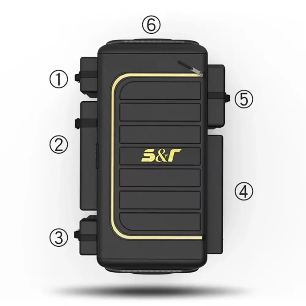 Organizador de Cajuela Plegable - Gran Capacidad Oxford con Asa