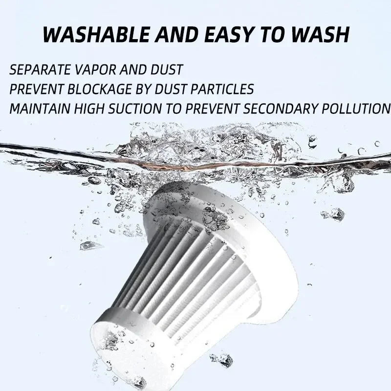 Aspiradora Inalámbrica Portátil 120W - Doble Uso Auto y Hogar