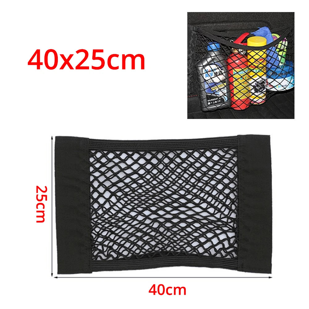 Red Organizadora Elástica para Cajuela - Universal con Velcro y Alta Capacidad