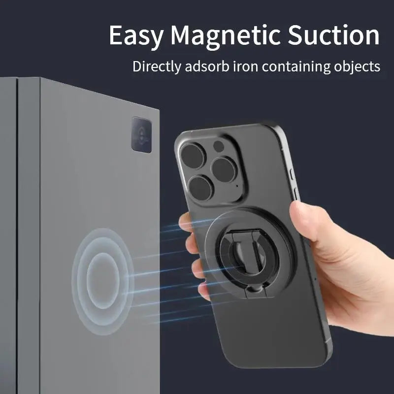 Soporte Plegable Magnético Doble Cara para Celular - Anillo y Base Universal