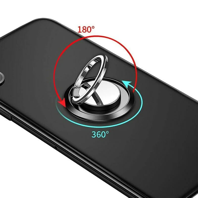 Anillo Soporte 360° para Celular - Magnético Universal con Base para Auto