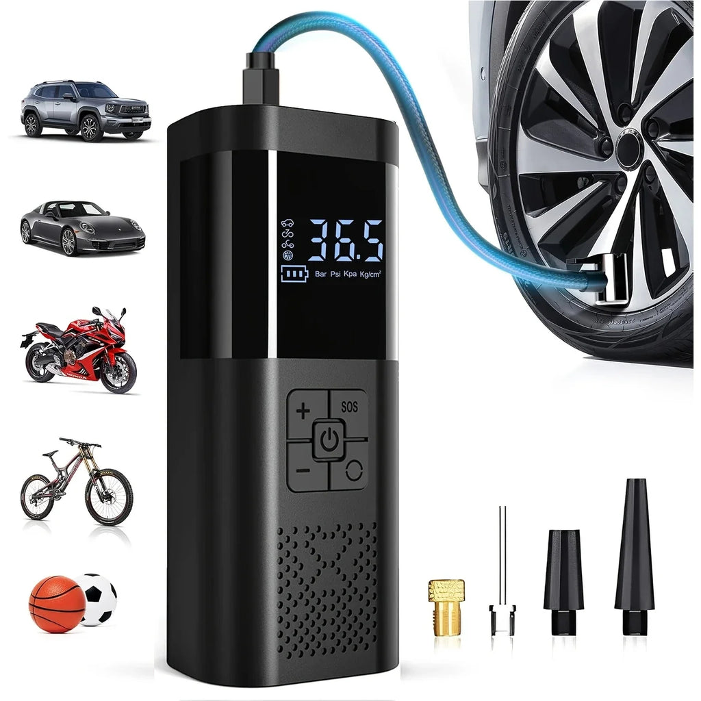 Compresor de Aire Portátil para Auto - 3X más Rápido 150PSI