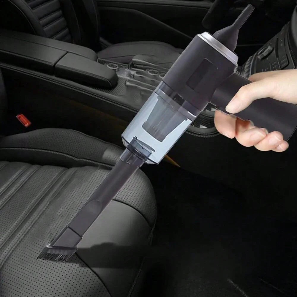 Aspiradora 3 en 1 - Succión y Soplado USB Recargable para Auto y Hogar