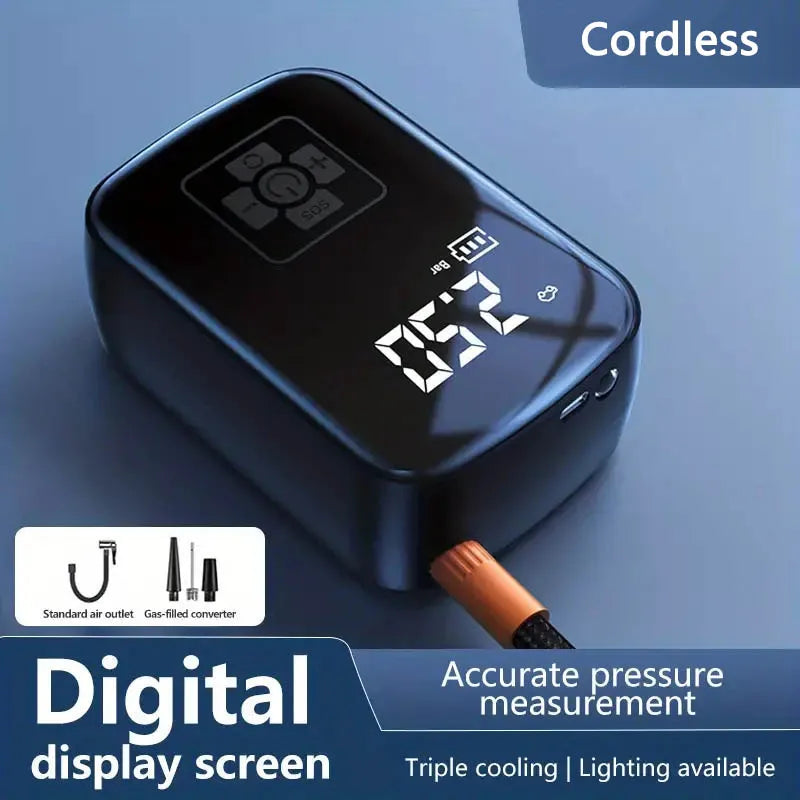 Inflador Inalámbrico 150PSI con Pantalla Digital - Drive Plus MX