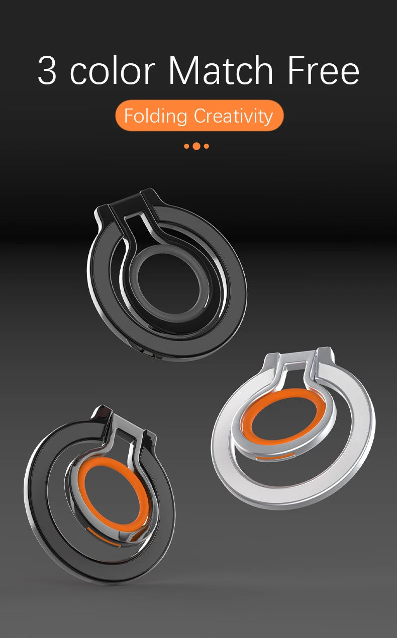 Anillo Soporte Plegable MagSafe - Agarre 360° Ultra Delgado Universal