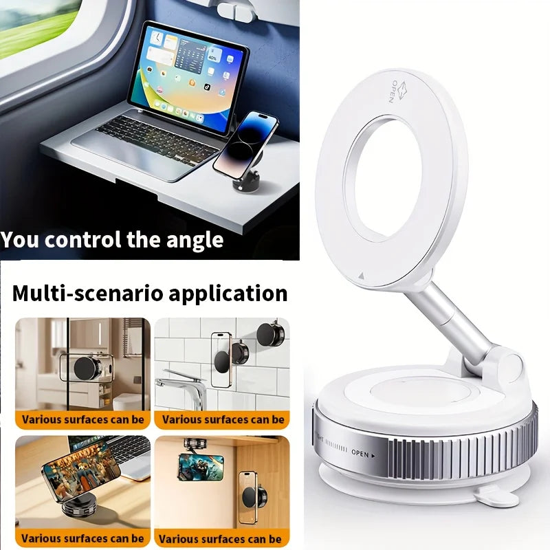 Soporte Magnético Plegable para Auto - 360° Ajustable Ventosa Universal