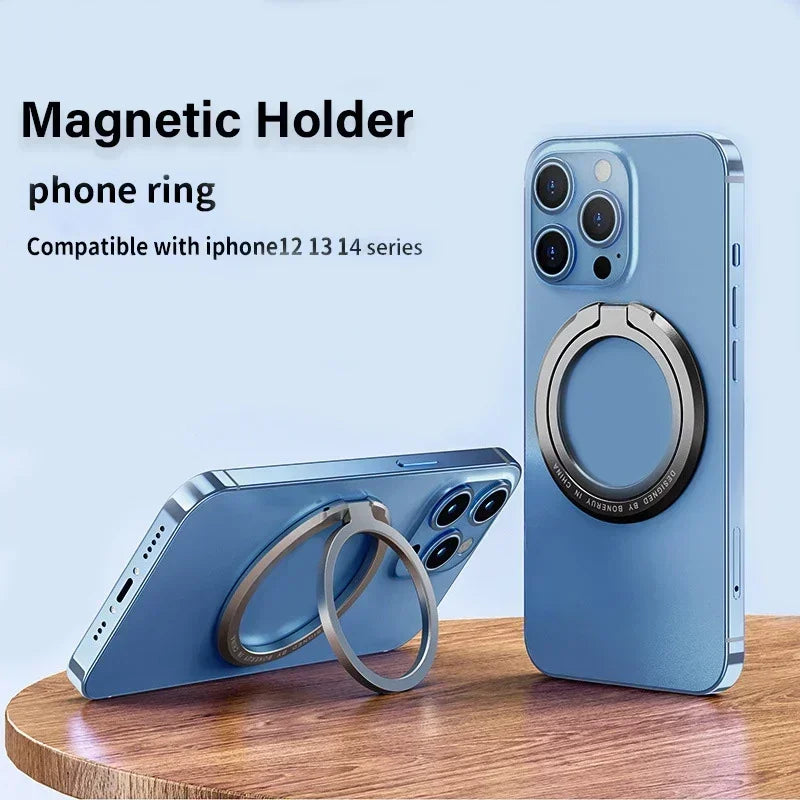 Anillo Agarre Magnético Plegable para Celular - Soporte MagSafe Universal