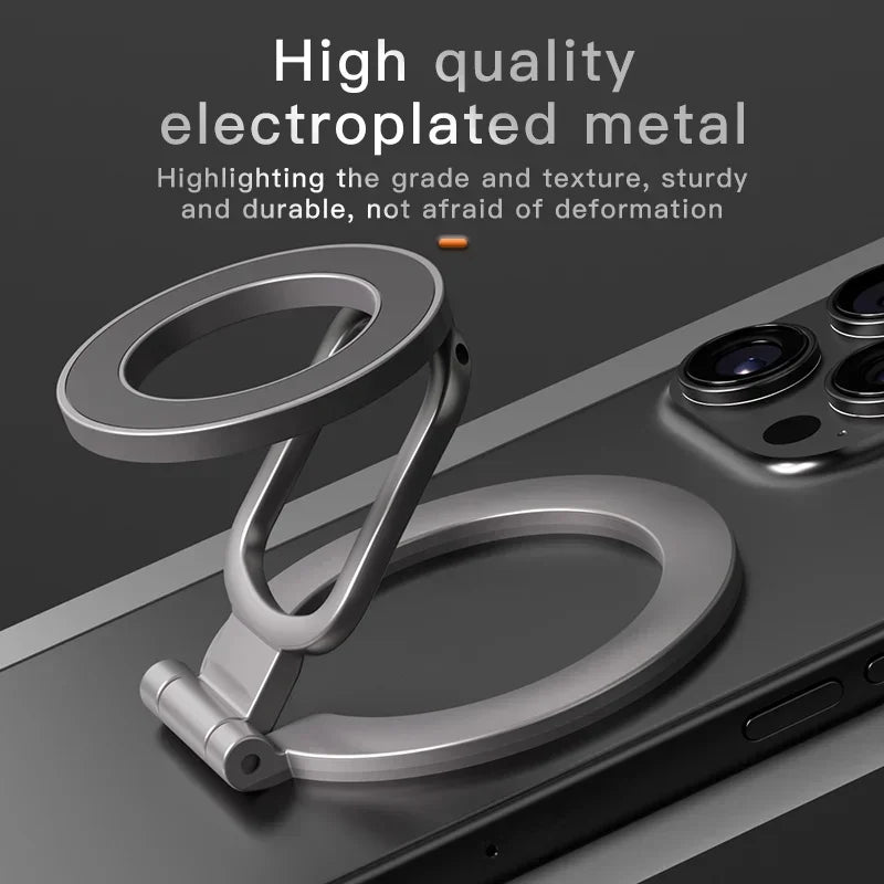 Anillo Soporte MagSafe Doble Cara Plegable - Base Portátil Universal para iPhone
