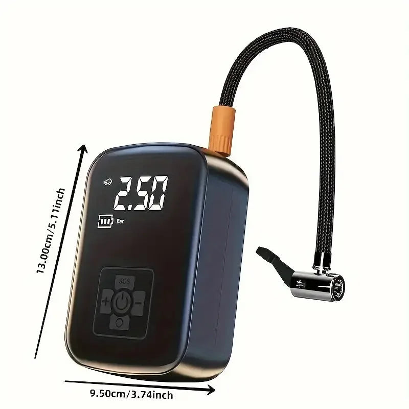 Compresor de Aire 150PSI Alámbrico/Inalámbrico para Auto y Moto