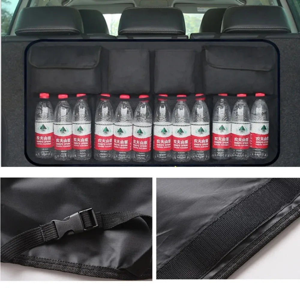 Bolsa Organizadora Colgante para Asiento Trasero - Impermeable con Bolsillo de Malla