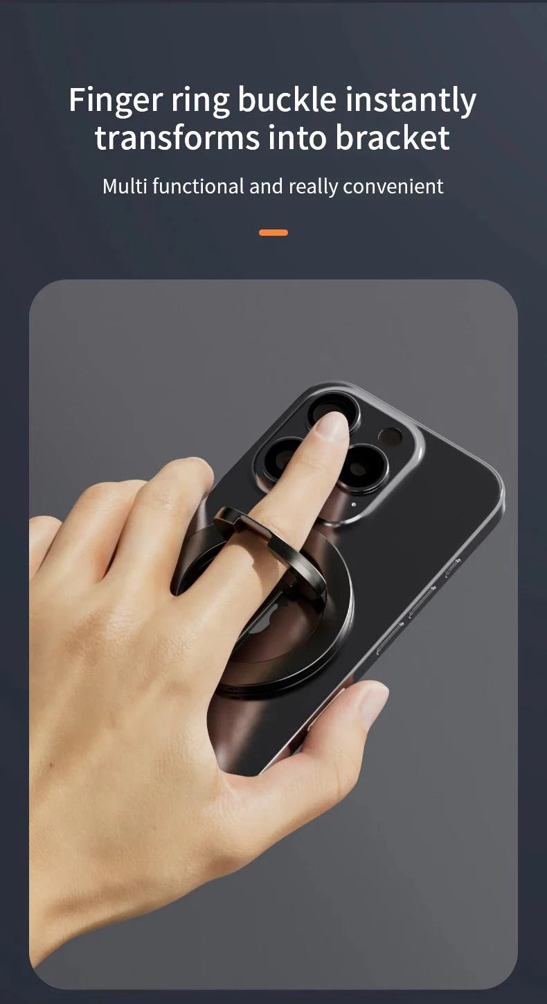 Soporte Plegable Magnético Doble Cara para Celular - Anillo y Base Universal