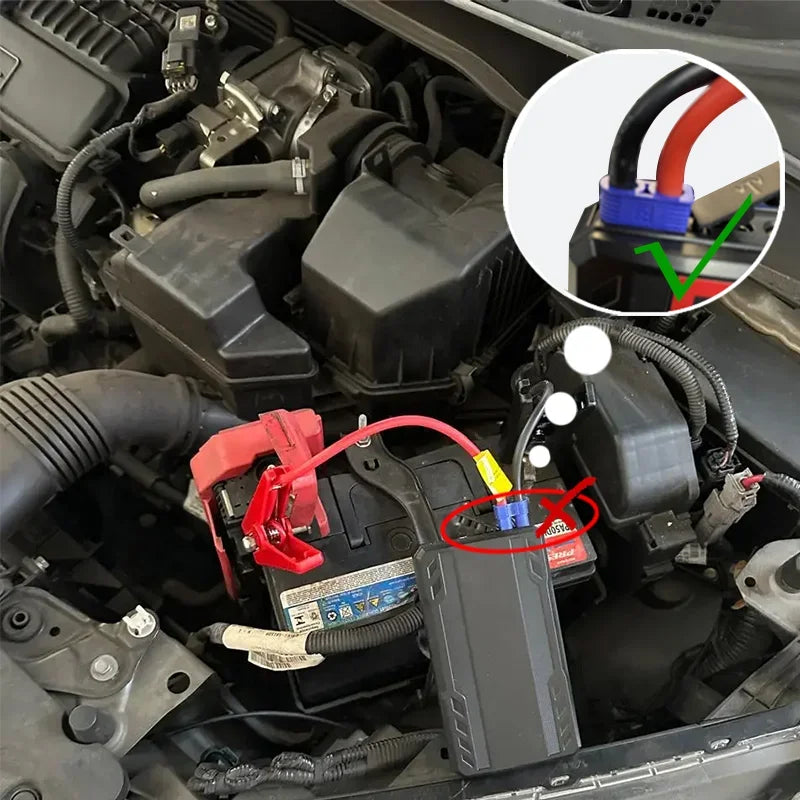 DriveStart Pro™ | Arrancador de Batería Portátil 1000A con Power Bank y Luz LED SOS