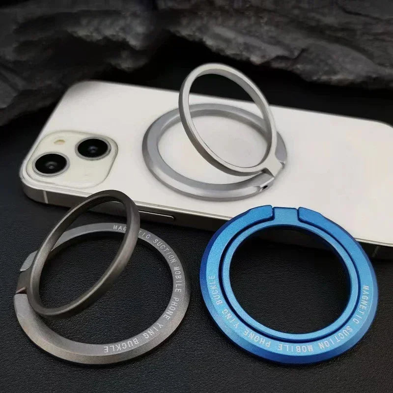 Anillo Agarre Magnético Plegable para Celular - Soporte MagSafe Universal