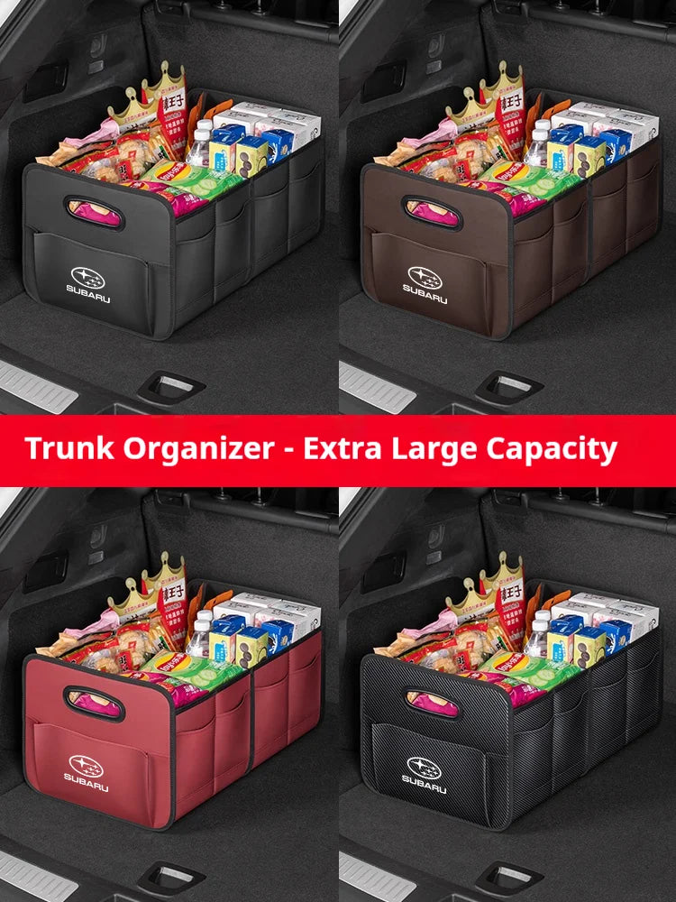 Organizador de Cajuela Plegable - Gran Capacidad con Asa y Múltiples Colores