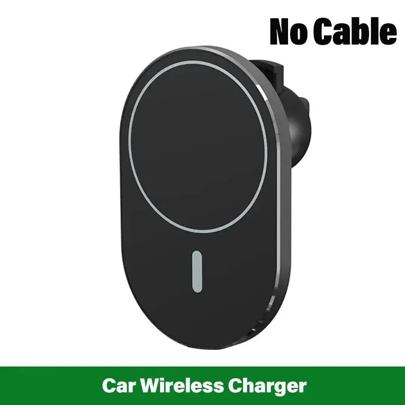 Cargador Inalámbrico Magnético MagSafe para Auto 15W - Con Indicador de Carga