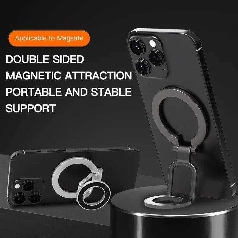 Anillo Soporte MagSafe Doble Cara Plegable - Base Portátil Universal para iPhone