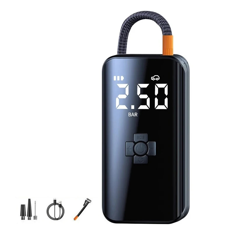 Compresor de Aire 150PSI Alámbrico/Inalámbrico para Auto y Moto