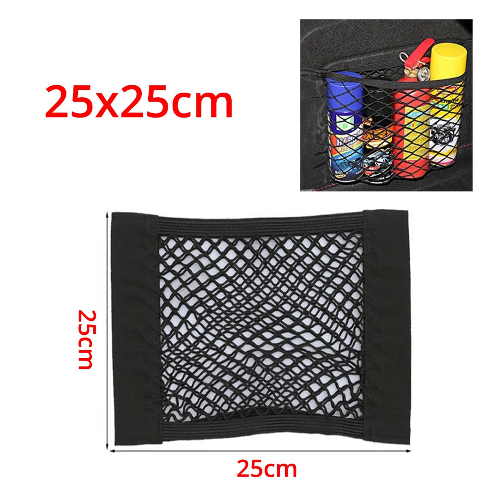 Red Organizadora Elástica para Cajuela - Universal con Velcro y Alta Capacidad
