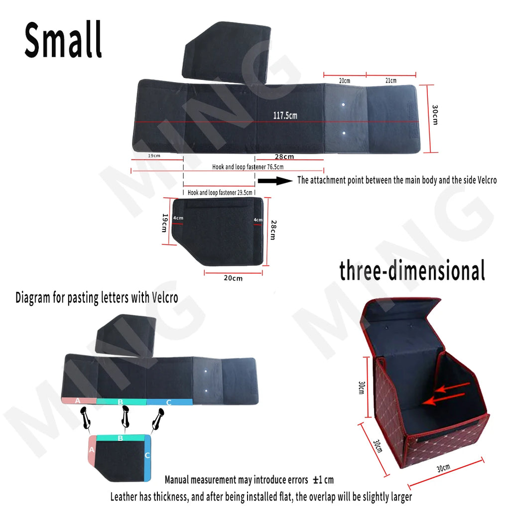 Caja Organizadora de Cajuela - Gran Capacidad Plegable con Asa